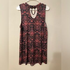 Mudd Abstract Sleeveless Dress | XL
